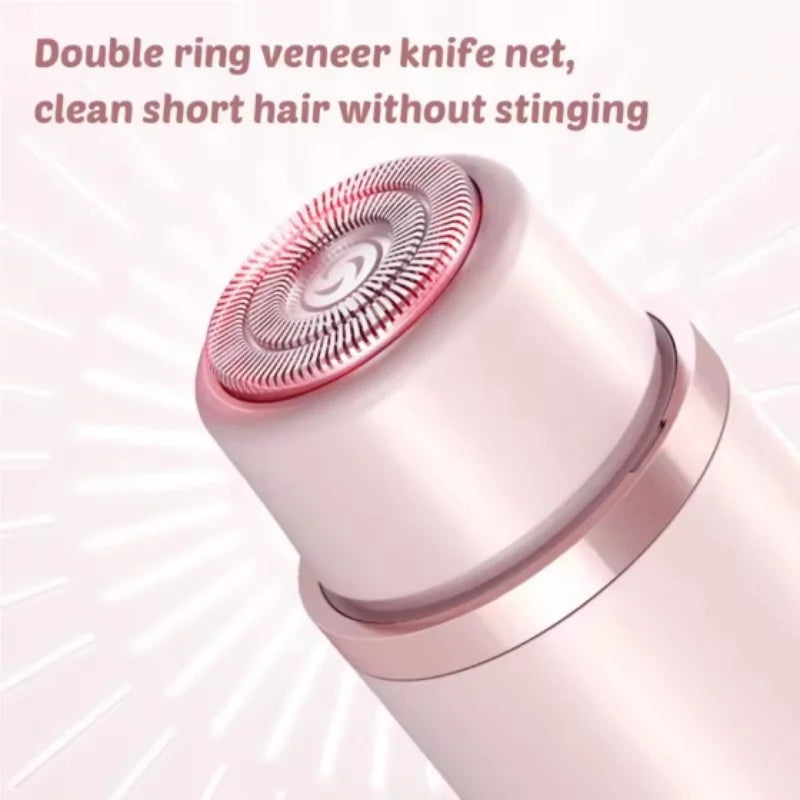 2 in 1 Electric Shaver 1 Set Rechargeable Ipx7 Waterproof Hair Removal Tool Wet and Dry Use Hair Removal Machine for Women