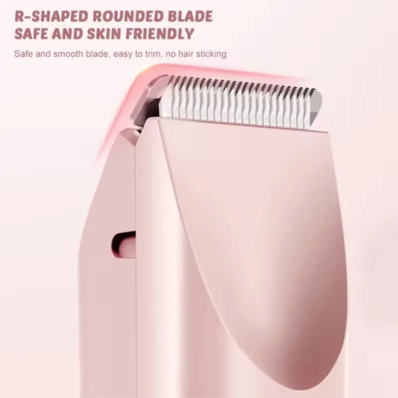 2 in 1 Electric Shaver 1 Set Rechargeable Ipx7 Waterproof Hair Removal Tool Wet and Dry Use Hair Removal Machine for Women