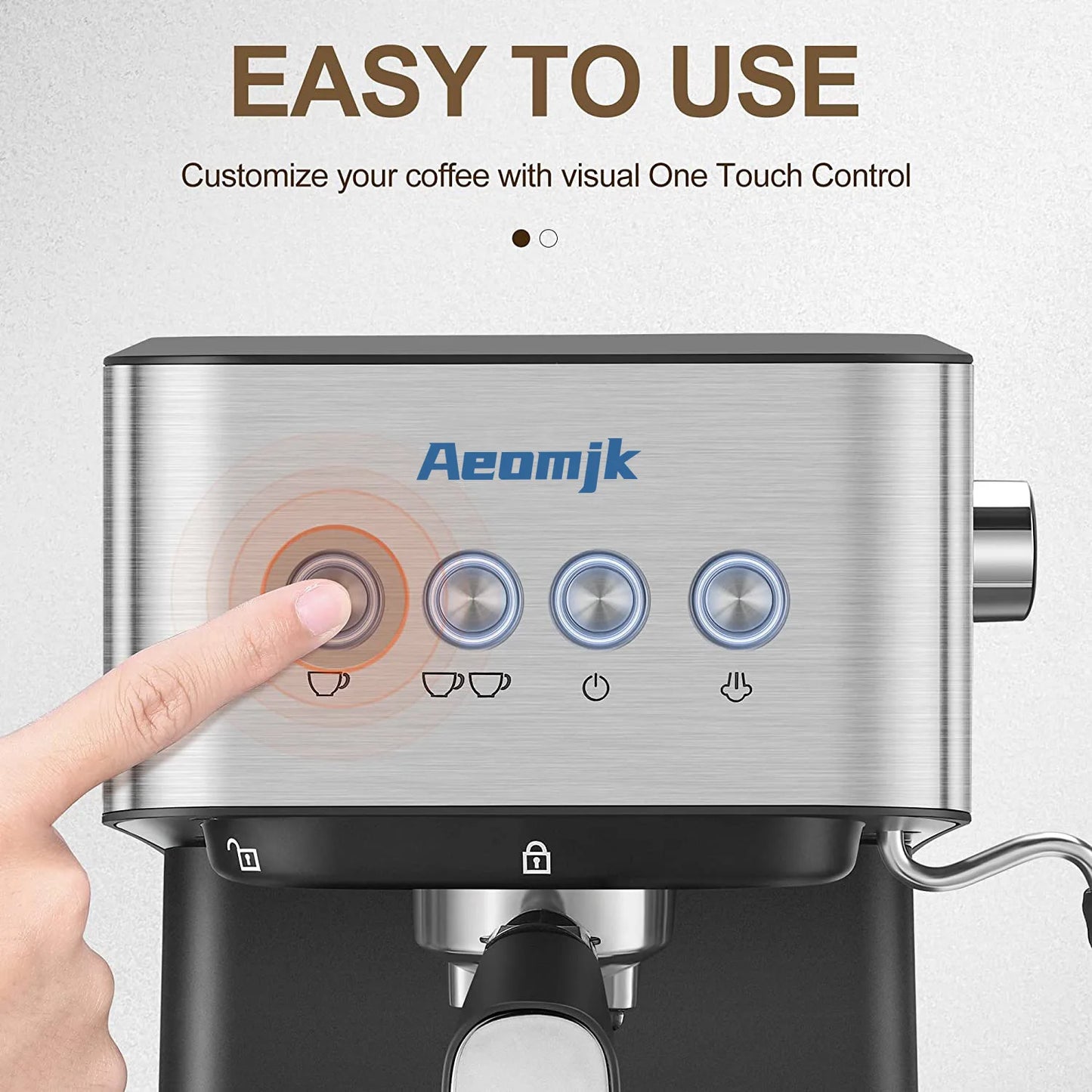 Semi-automatic Espresso High Pressure Coffee Machine Electric Espresso Machines Automatic Professional Coffee Tools