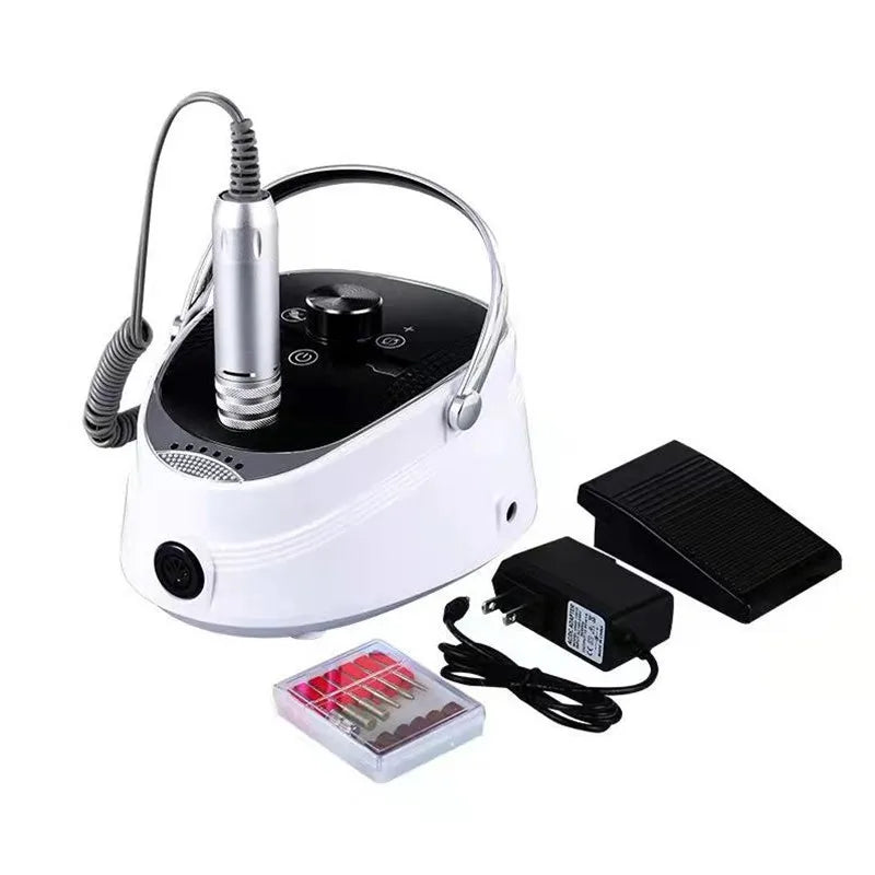 Rechargeable Nail Drill Machine 35000 RPM Nail Gel Polisher Portable Nail Drill For Manicure Milling Machine